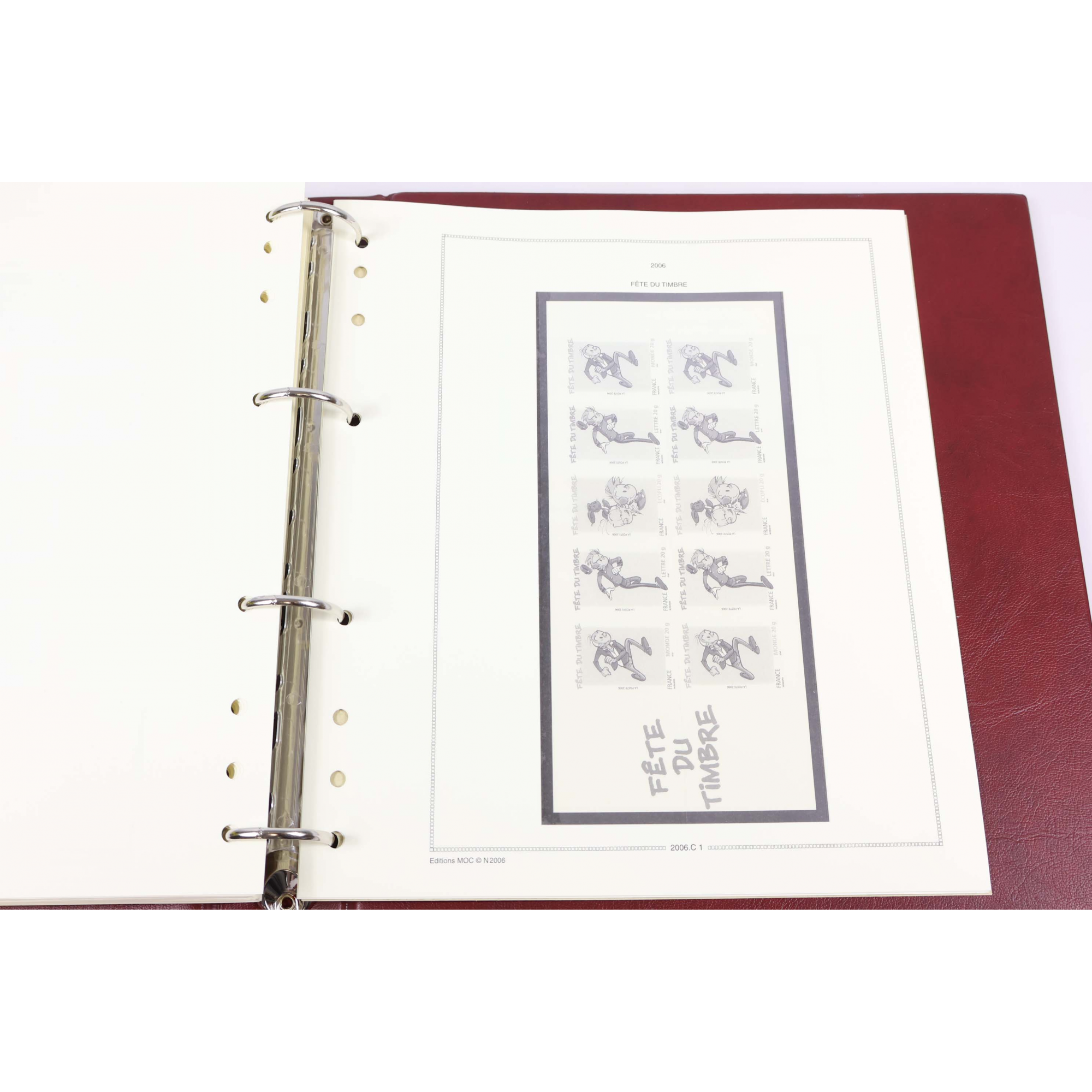 ALBUM MOC POUR UNE COLLECTION DE TIMBRES FRANCE DE 2003 À 2006