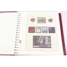 FRANCE, CLASSEUR LINDNER POUR COLLECTION DE TIMBRES DE 2010 À 2012
