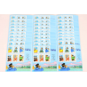 LOT 30 BLOCS N° 109 VOYAGES DE TINTIN TIMBRES NEUFS** 0.54€ X 6 FACIALE 97.20€
