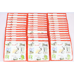 LOT 40 BLOCS N° 111 CAPITALES - BRUXELLES TIMBRES NEUFS** 0.54€ FACIALE 84.40€