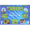 LOT 15 BLOCS N° 110 COUPE DU MONDE RUGBY TIMBRES NEUFS** 0.54€ X10 FACIALE 81€