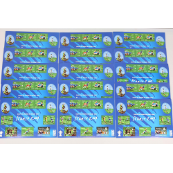 LOT 15 BLOCS N° 110 COUPE DU MONDE RUGBY TIMBRES NEUFS** 0.54€ X10 FACIALE 81€