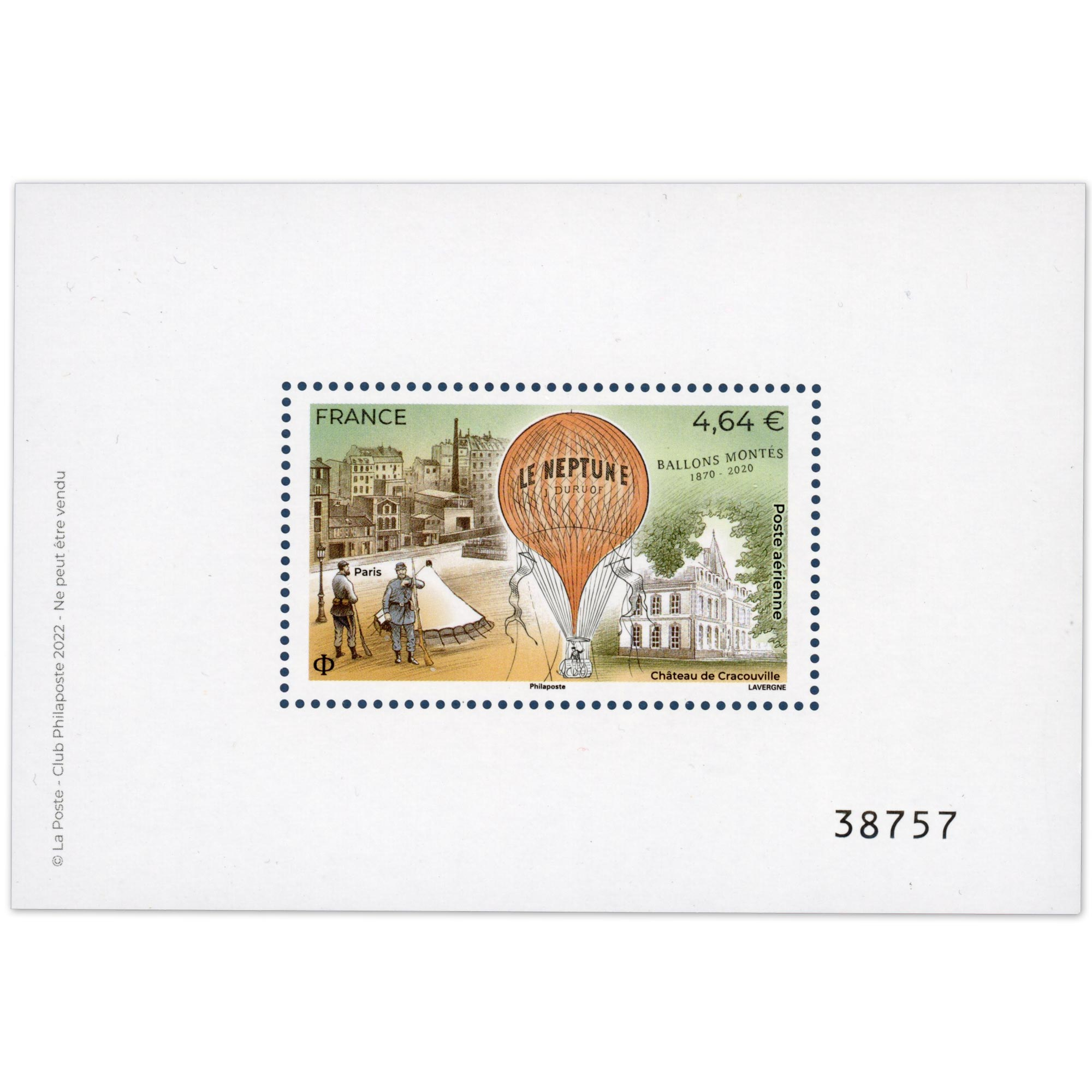 FRANCE PA N°84a BALLONS MONTÉS - 150E ANNIV - TIMBRES NEUFS** ANNÉE 2020