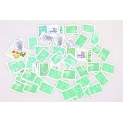 LOT DE 50 TIMBRES ECOPLIS VALEUR 1.14 EUROS POUR AFFRANCHIR - FACIALE 57 EUROS