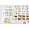 FRANCE, LOT DE 90 TIMBRES À VALIDITÉ PERMANENTE AUTOADHÉSIFS LETTRES VERTES 20G