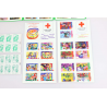 FRANCE, LOT DE 90 TIMBRES À VALIDITÉ PERMANENTE AUTOADHÉSIFS LETTRES VERTES 20G