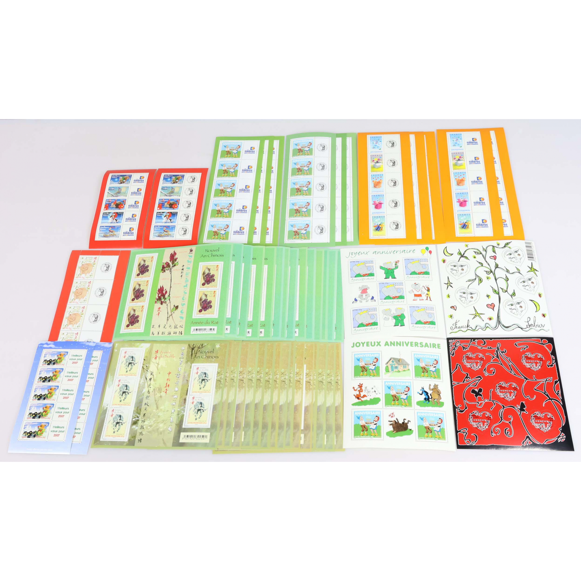 LOT DE 250 TIMBRES À VALIDITÉ PERMANENTE POUR AFFRANCHIR LETTRES FRANCE 20G
