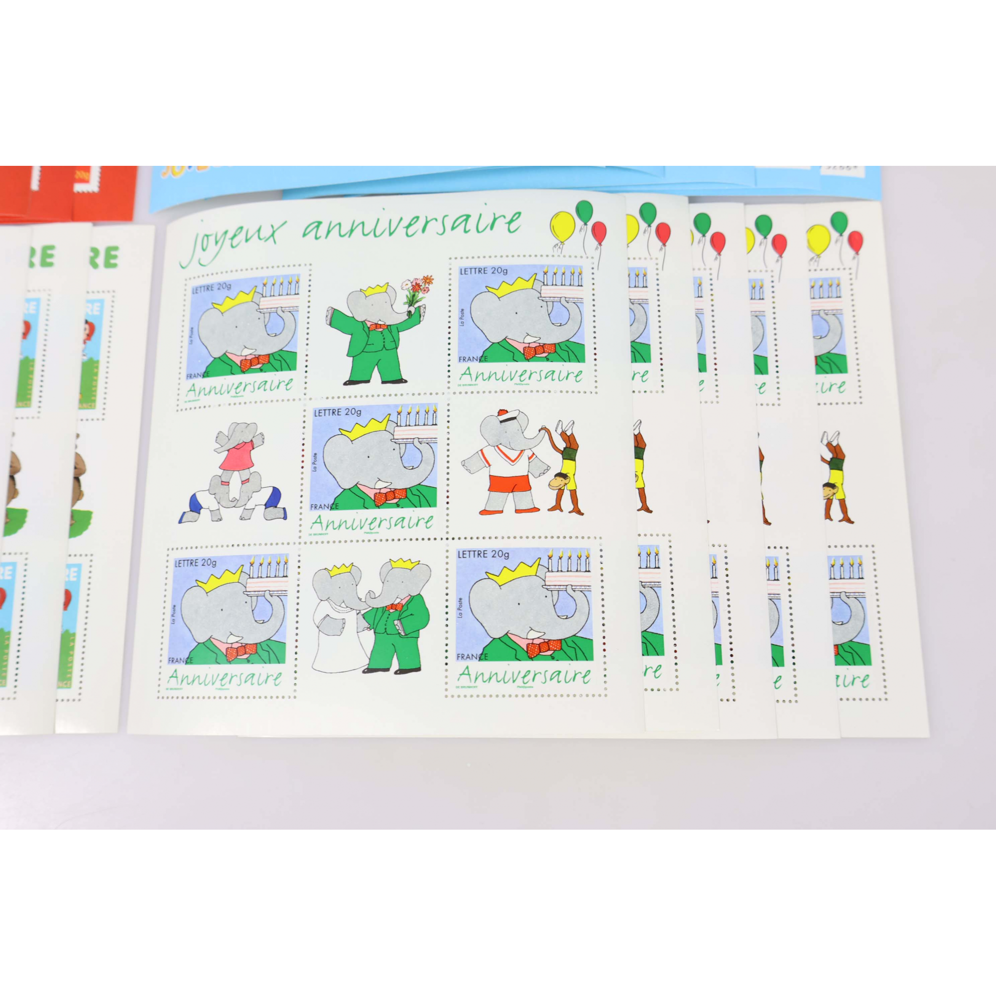 LOT DE 100 TIMBRES À VALIDITÉ PERMANENTE POUR AFFRANCHIR LETTRES FRANCE 20G