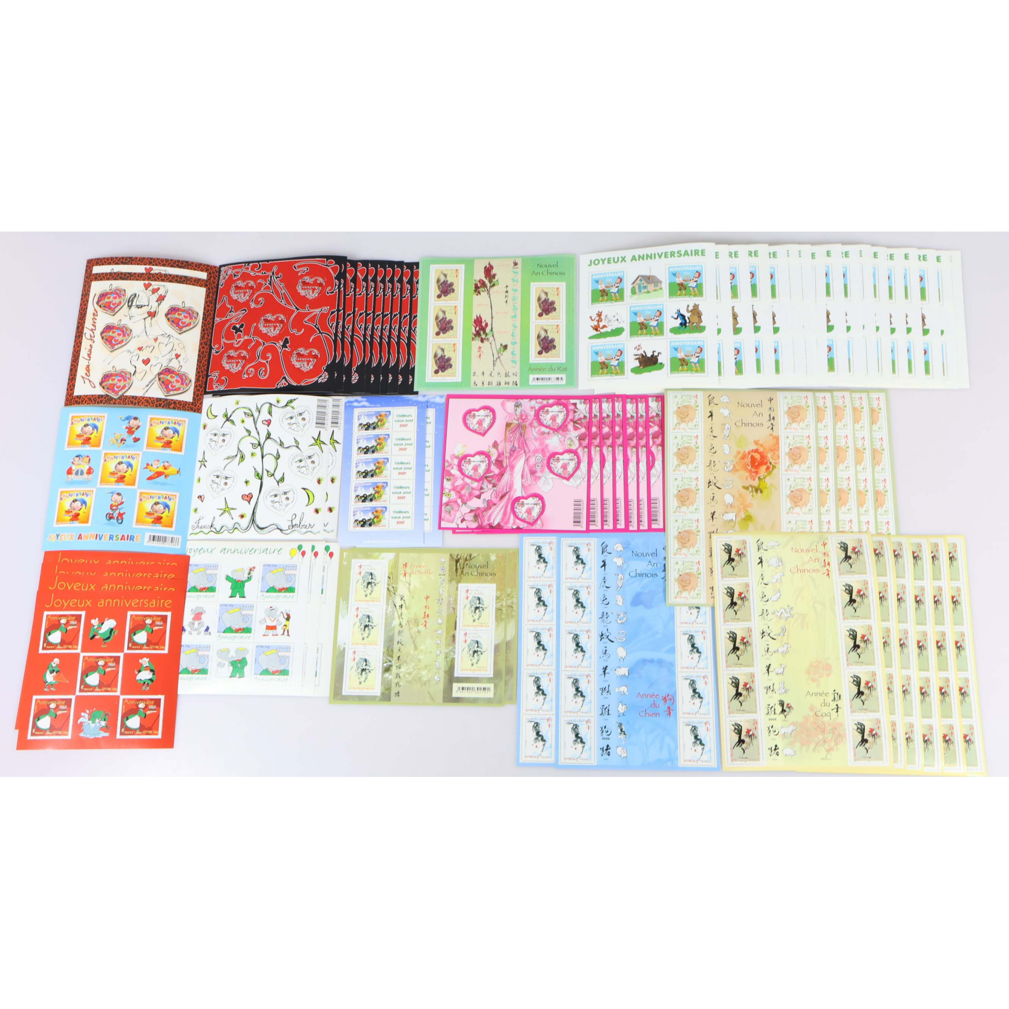 LOT DE 390 TIMBRES À VALIDITÉ PERMANENTE POUR AFFRANCHIR LETTRES FRANCE 20G