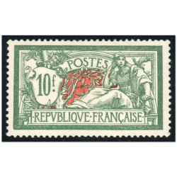 TIMBRE N°207 TYPE MERSON TIMBRE DE FRANCE NEUF** QUALITÉ LUXE SIGNÉ BRUN