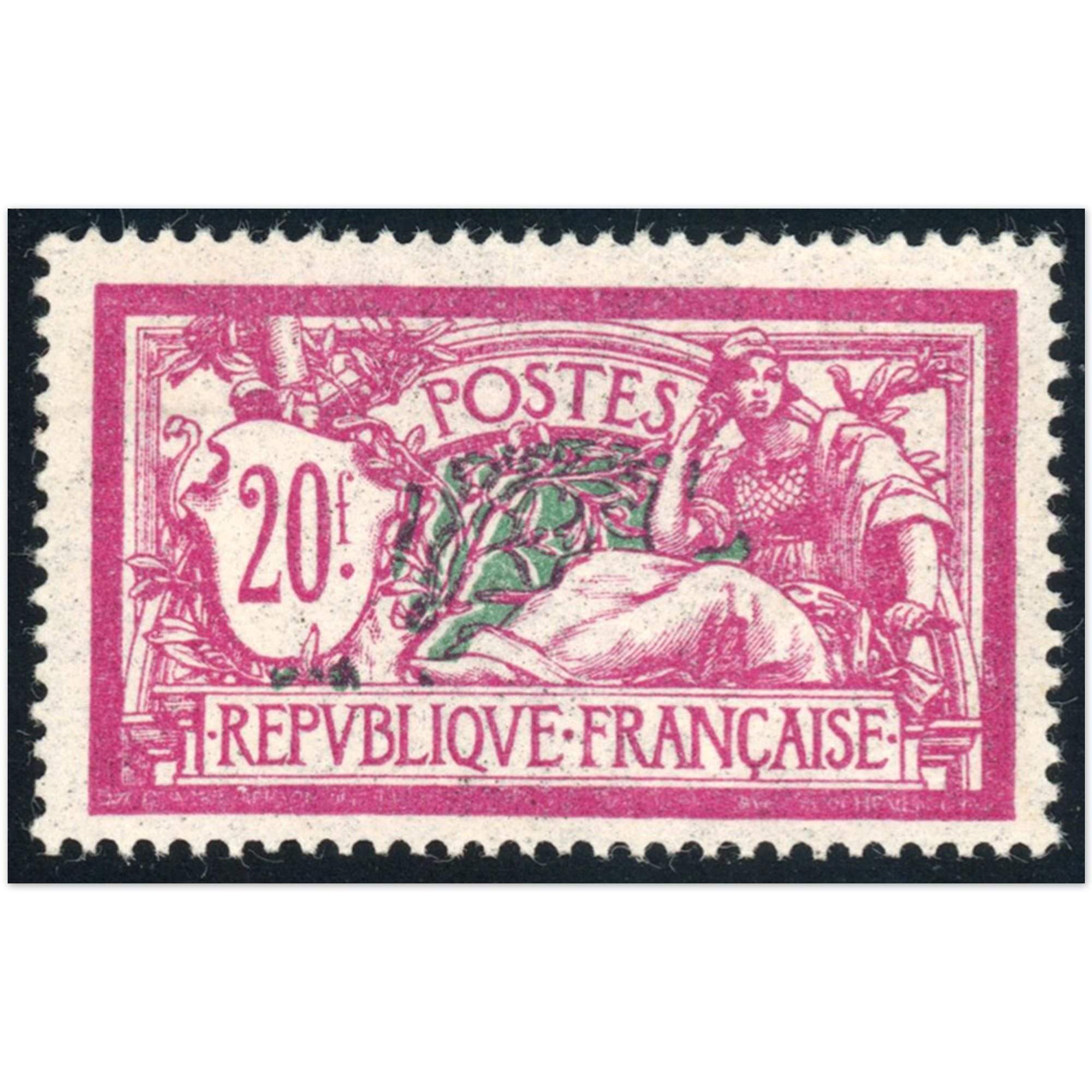 TIMBRE N°208 TYPE MERSON TIMBRE DE FRANCE NEUF** BELLE QUALITÉ SIGNÉ BRUN