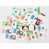 LOT DE TIMBRES PERSONNALISÉS AUTOADHÉSIFS DE FRANCE UNITÉ / PAIRES COTE 468€