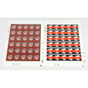 2 FEUILLES COMPLÈTES AUTOADHÉSIVES N°1514/1515 TIMBRES DE FR 2018 COTE 450€