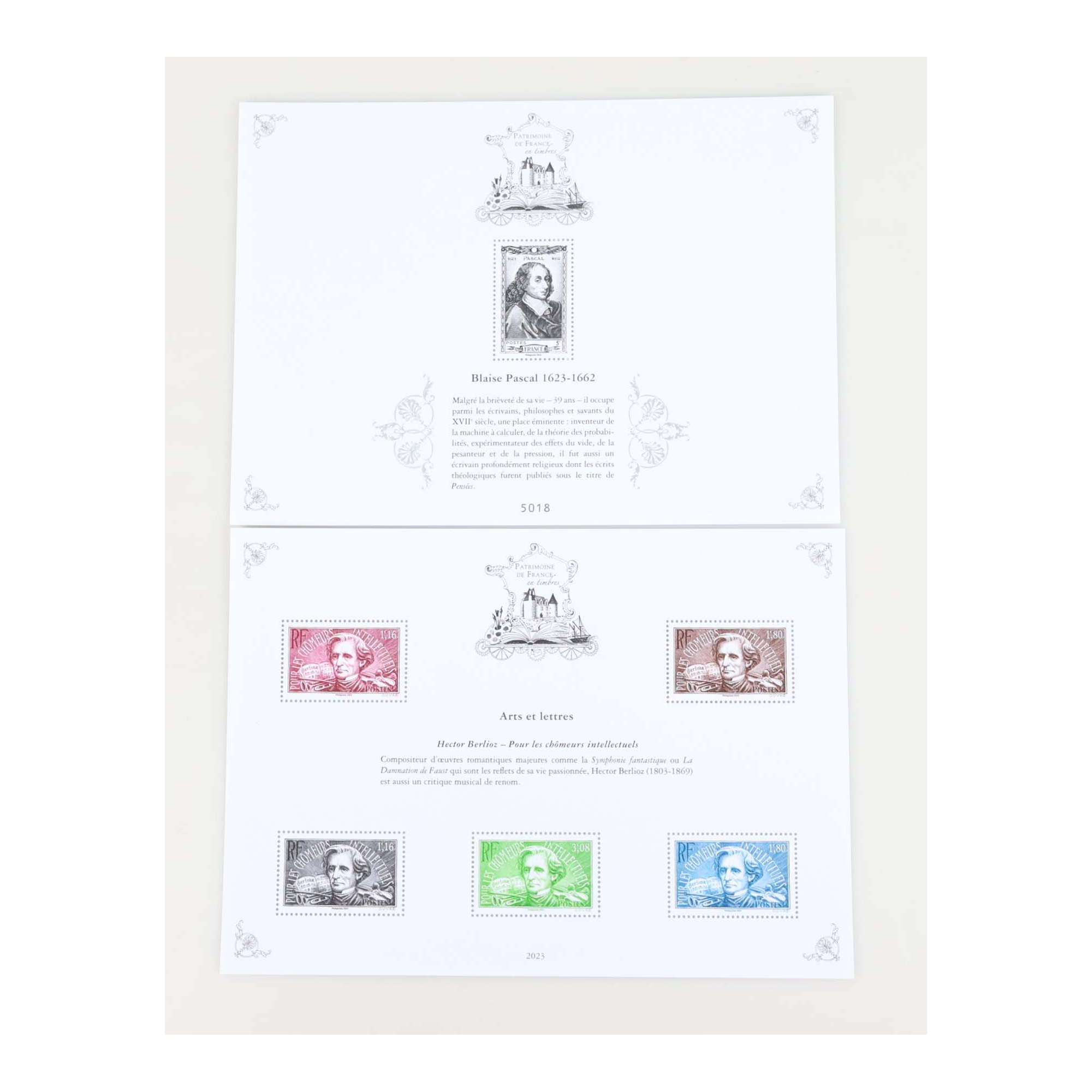 PATRIMOINE DE FRANCE JEU COMPLET 2023 AVEC ENVELOPPE D'ORIGINE