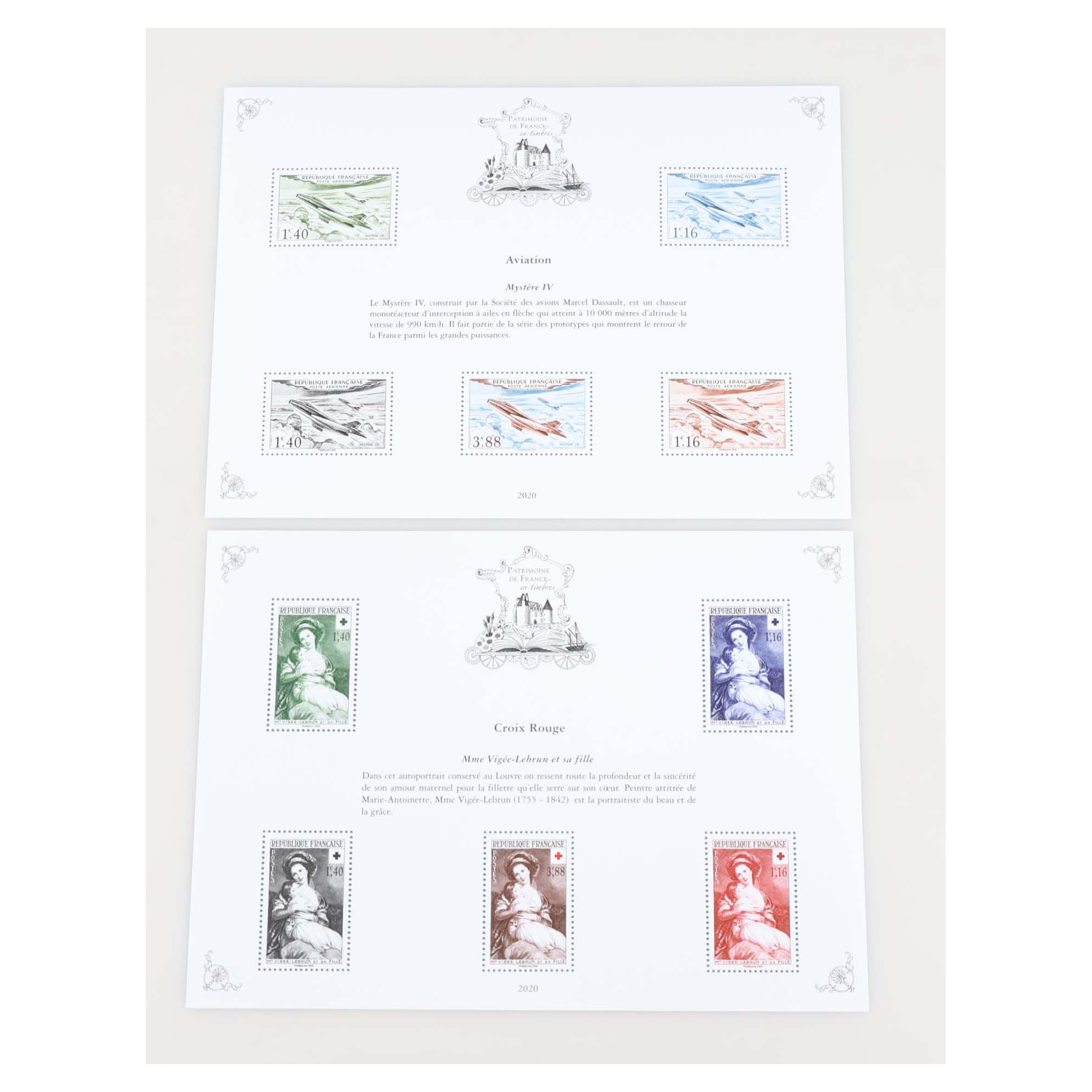 PATRIMOINE DE FRANCE JEU COMPLET 2020 AVEC ENVELOPPE D'ORIGINE