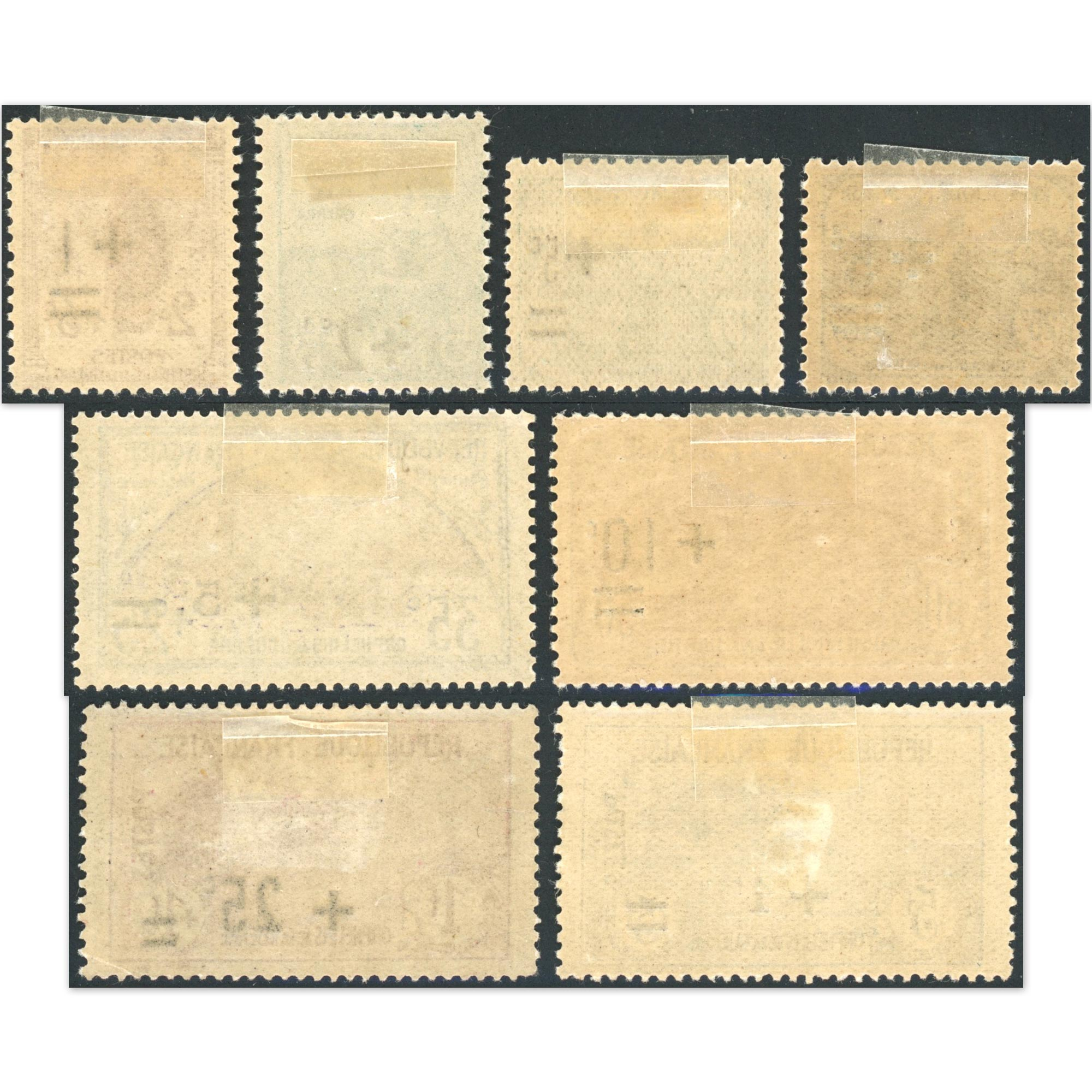 SÉRIE COMPLÈTE ORPHELINS N°162 À 169 TIMBRES NEUFS* ANNÉE 1922 COTE 270€