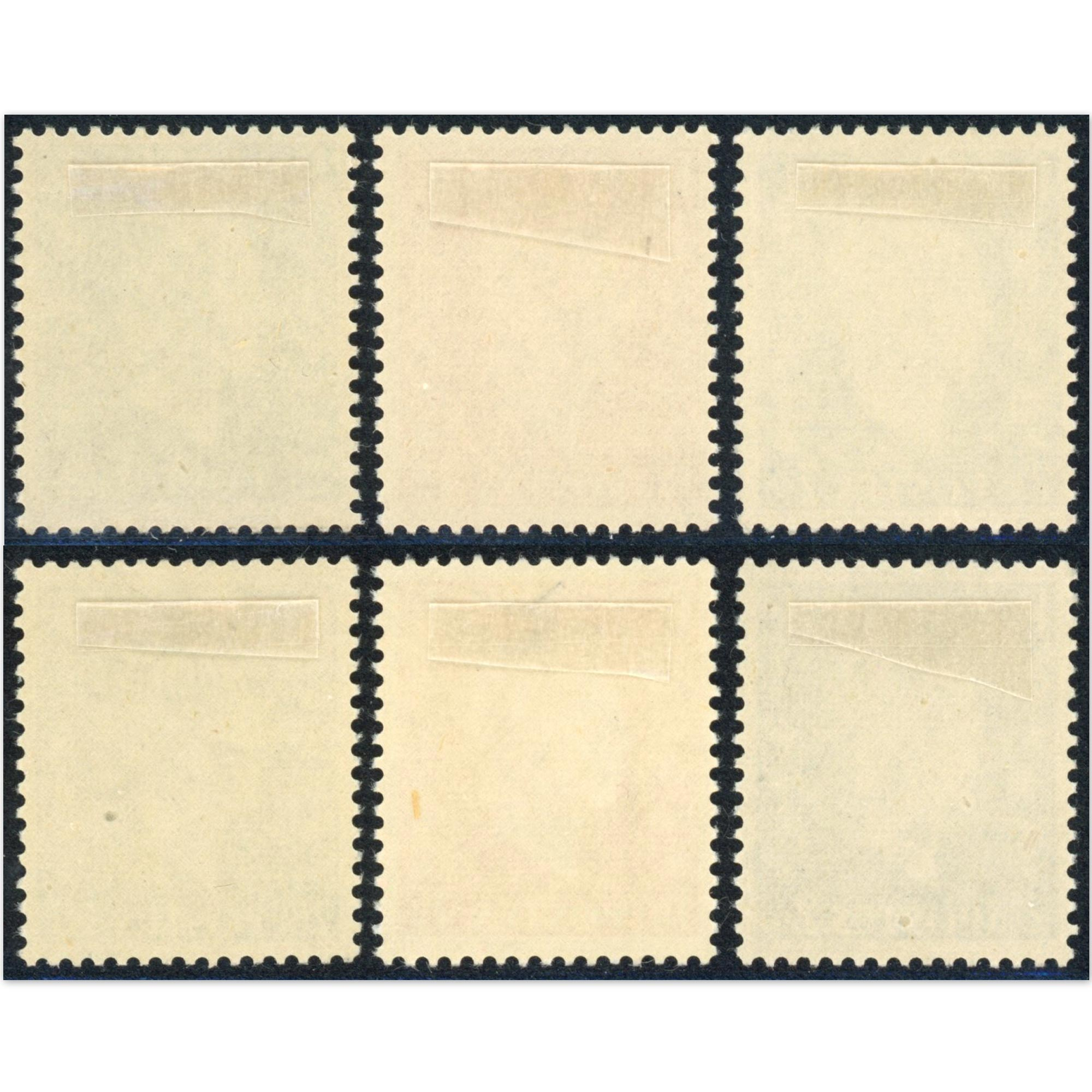SÉRIE DULAC N°701A À 701F TIMBRES DE FRANCE NEUFS* ÉMISSION SPÉCIALE ANNÉE 1942