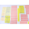 LOT DE CARNETS EN FRANCS TRIÉS POUR COLLECTION OU AFFRANCHIR FACIALE 2140FFR