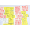 LOT DE CARNETS EN FRANCS TRIÉS POUR COLLECTION OU AFFRANCHIR FACIALE 2140FFR