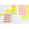 LOT DE CARNETS EN FRANCS TRIÉS POUR COLLECTION OU AFFRANCHIR FACIALE 2140FFR