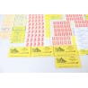 LOT DE CARNETS EN FRANCS TRIÉS POUR COLLECTION OU AFFRANCHIR FACIALE 2140FFR