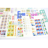 LOT DE BANDES/CARNETS EN FRANCS TRIÉS POUR COLLECTION OU AFFRANCHIR FAC 2440FFR