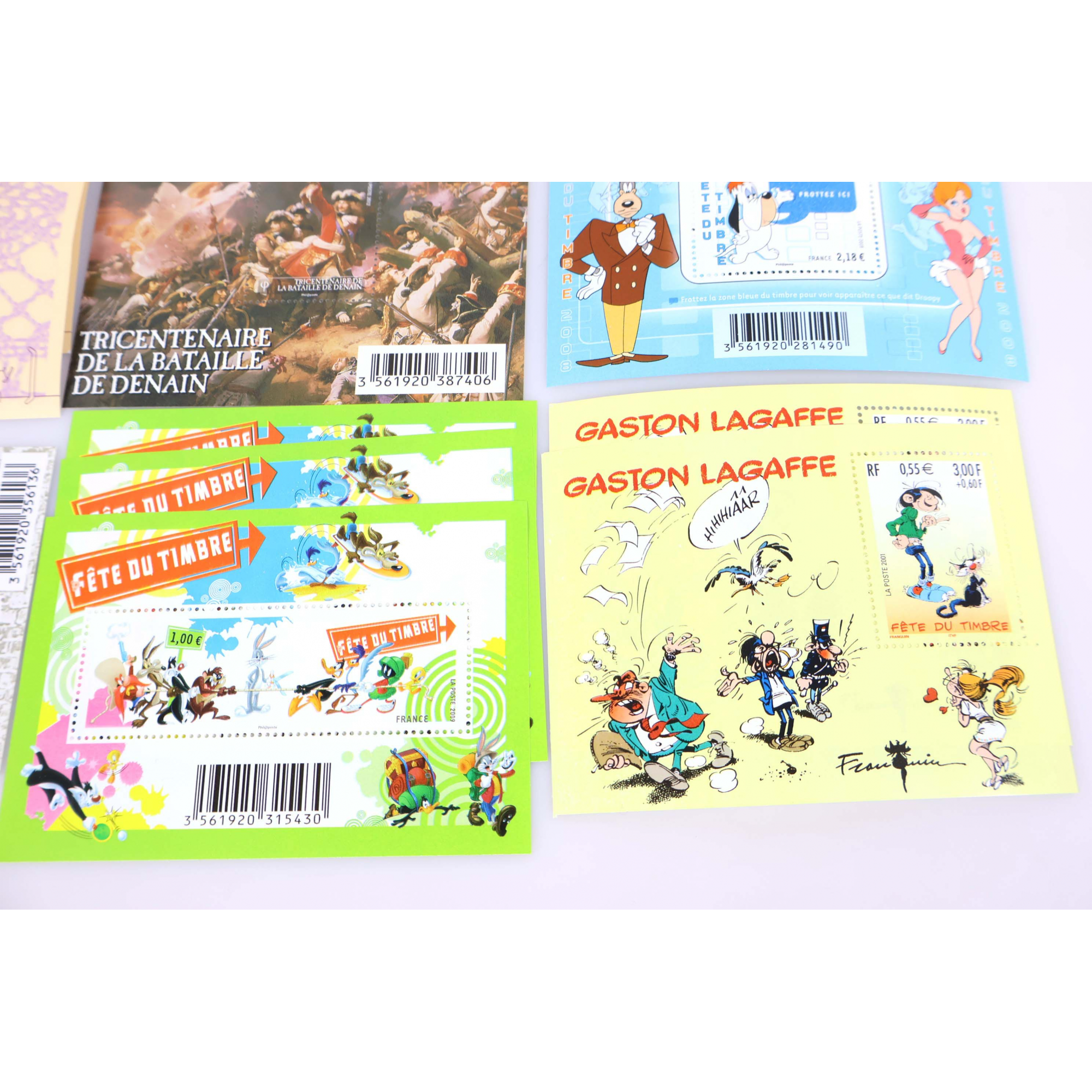 LOT DE BLOCS PETITS FORMATS EN EUROS TIMBRES NEUFS** FACIALE 39€