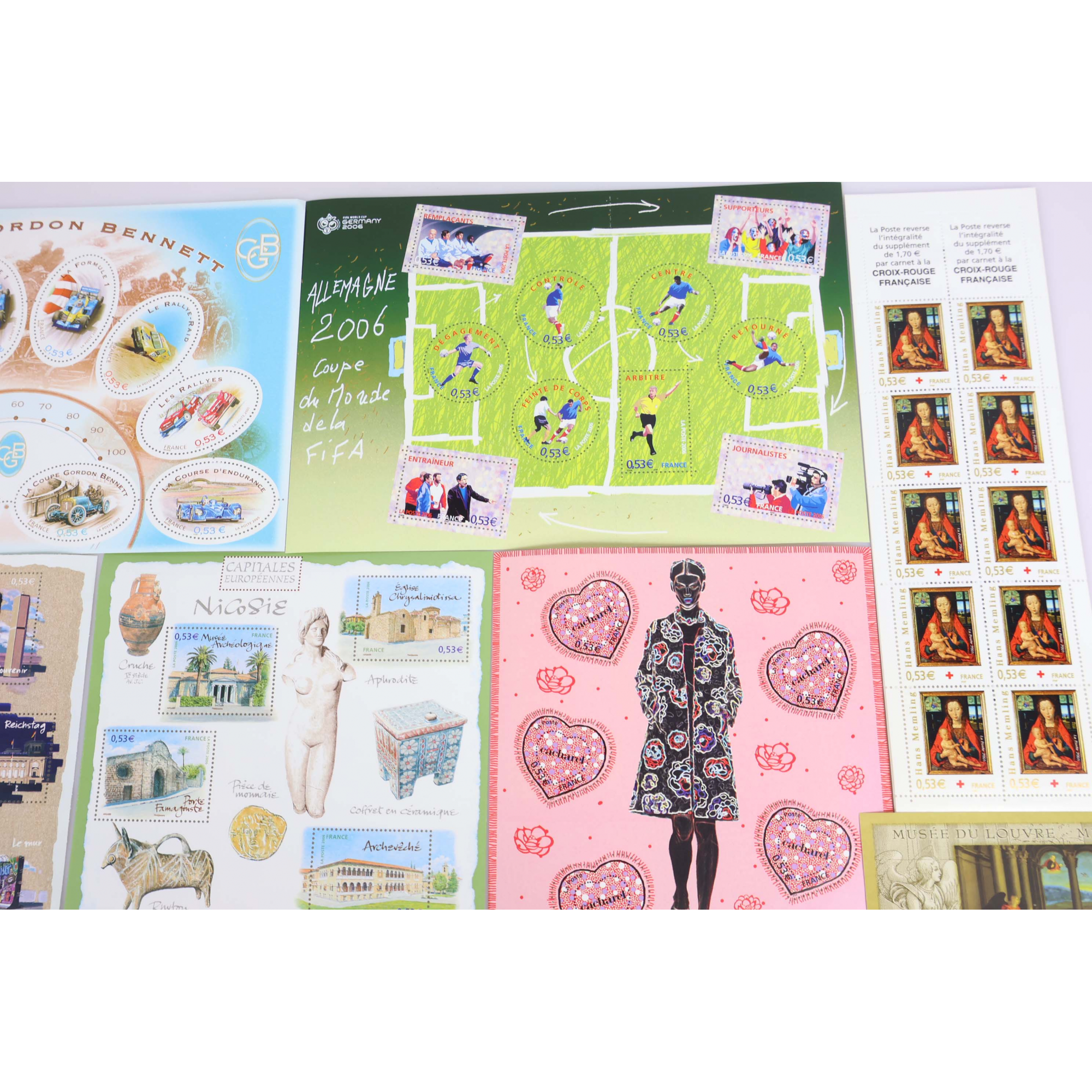 LOT DE BLOCS/CARNETS MAJORITÉ À 0.53€ TIMBRES NEUFS** ANNÉES 2005/06 FAC 56€