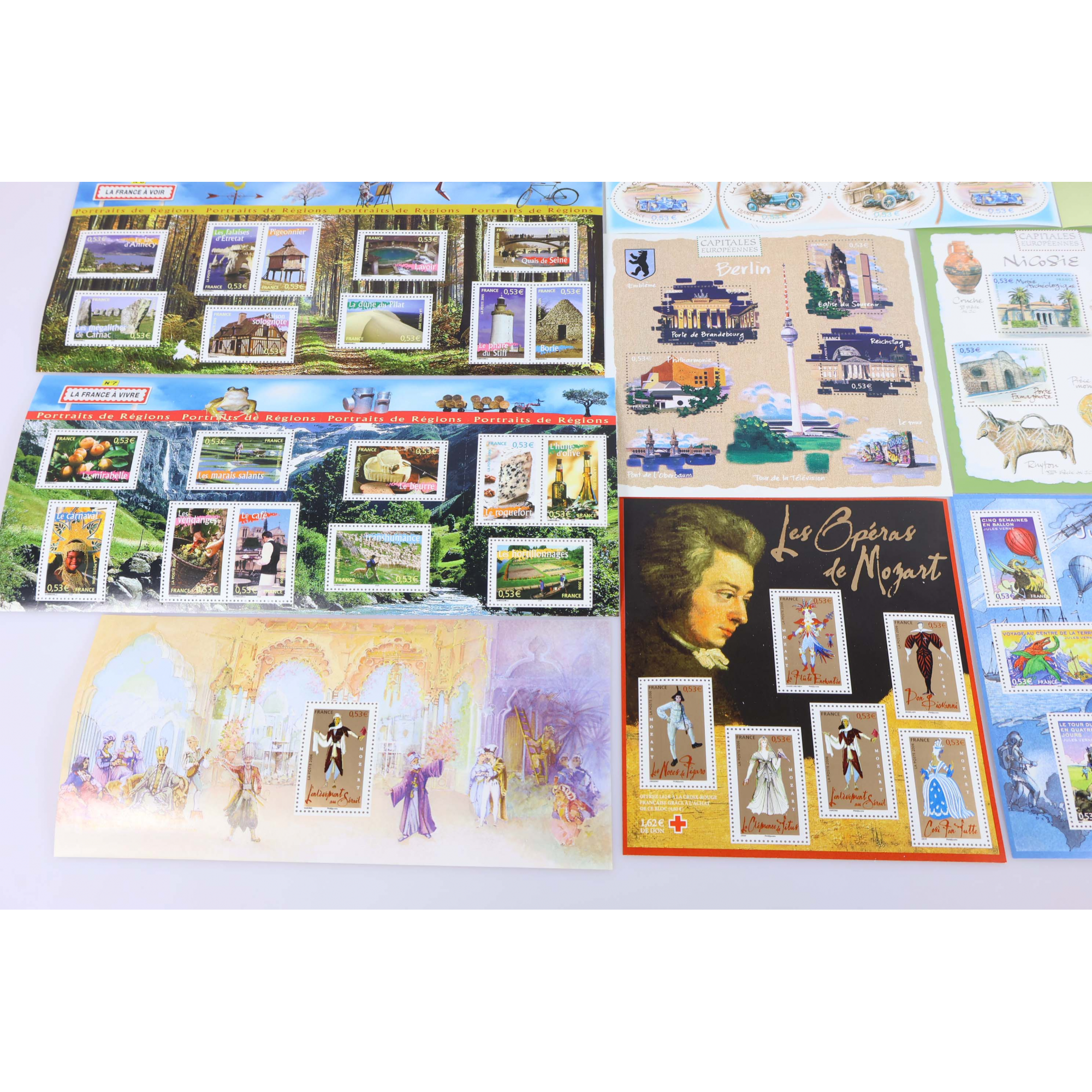 LOT DE BLOCS/CARNETS MAJORITÉ À 0.53€ TIMBRES NEUFS** ANNÉES 2005/06 FAC 56€