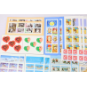 LOT DE CARNETS DE 6/7/8/10 TIMBRES NEUFS À 0.46€ TIMBRES NEUFS** FACIALE 103€