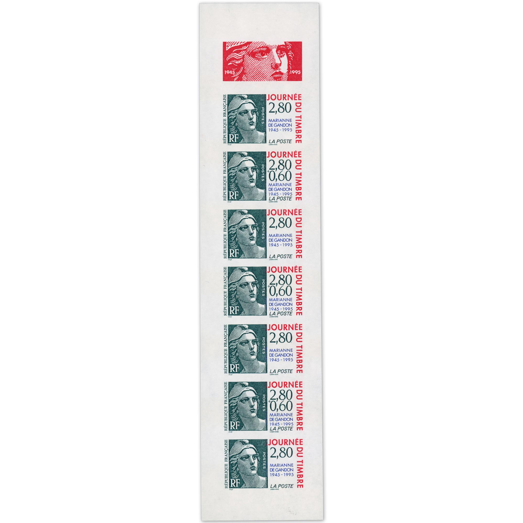 BANDE CARNET NON DENTELÉE N°BC2935a SIGNÉE BRUN TIMBRES FRANCE NEUFS** COTE 300€