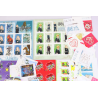 LOT IMPORTANT D'AUTOADHÉSIFS DE FRANCE AVEC BCP DE VP TIMBRES NEUFS FACIALE 161€