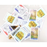 ANNÉE 2015 LOT DE TIMBRES NEUFS** DE FRANCE TRIÉS PAR VALEUR FACIALE 324€