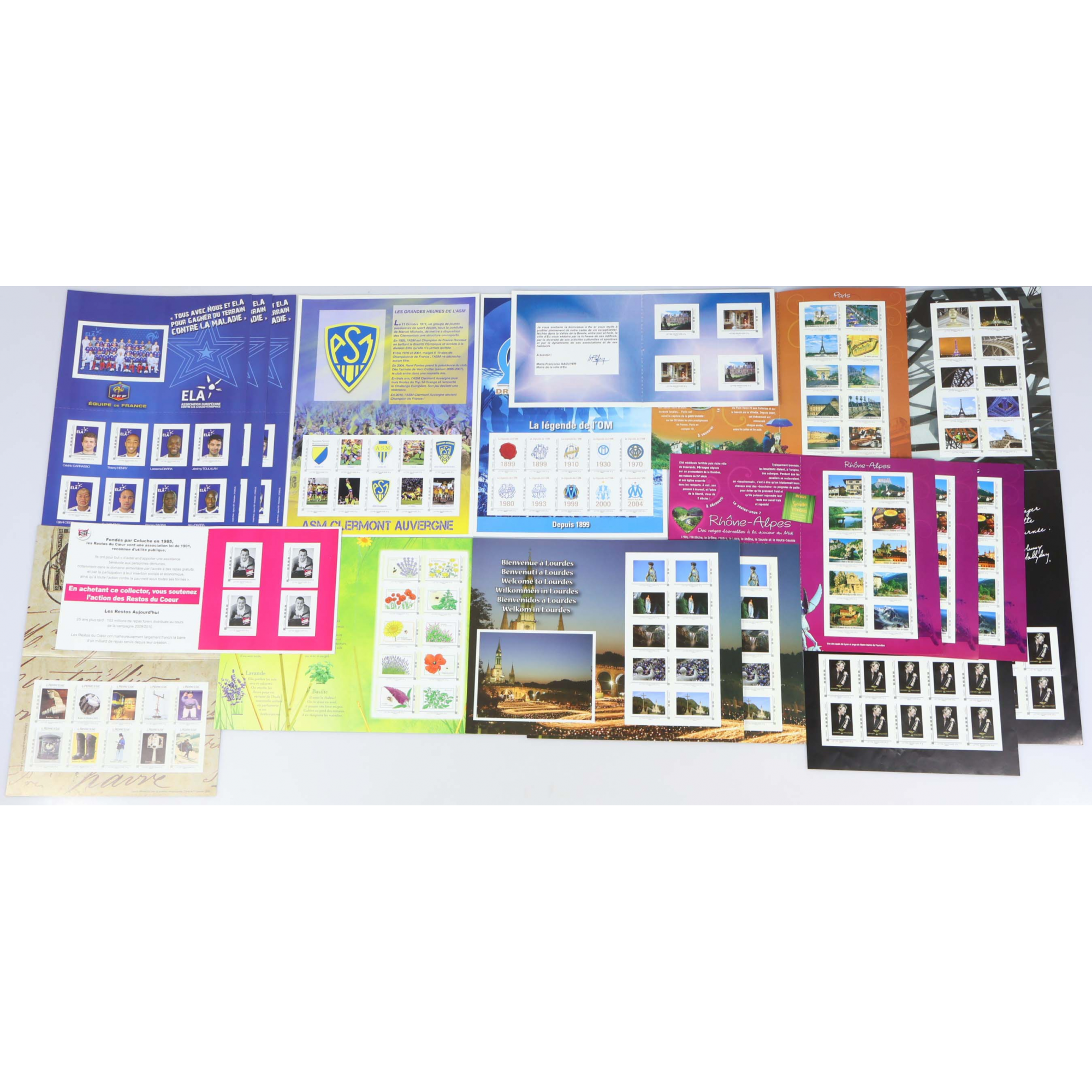 LOT DE 168 TIMBRES LETTRES 20G FRANCE AUTOADHÉSIFS SOUS FORME DE COLLECTORS