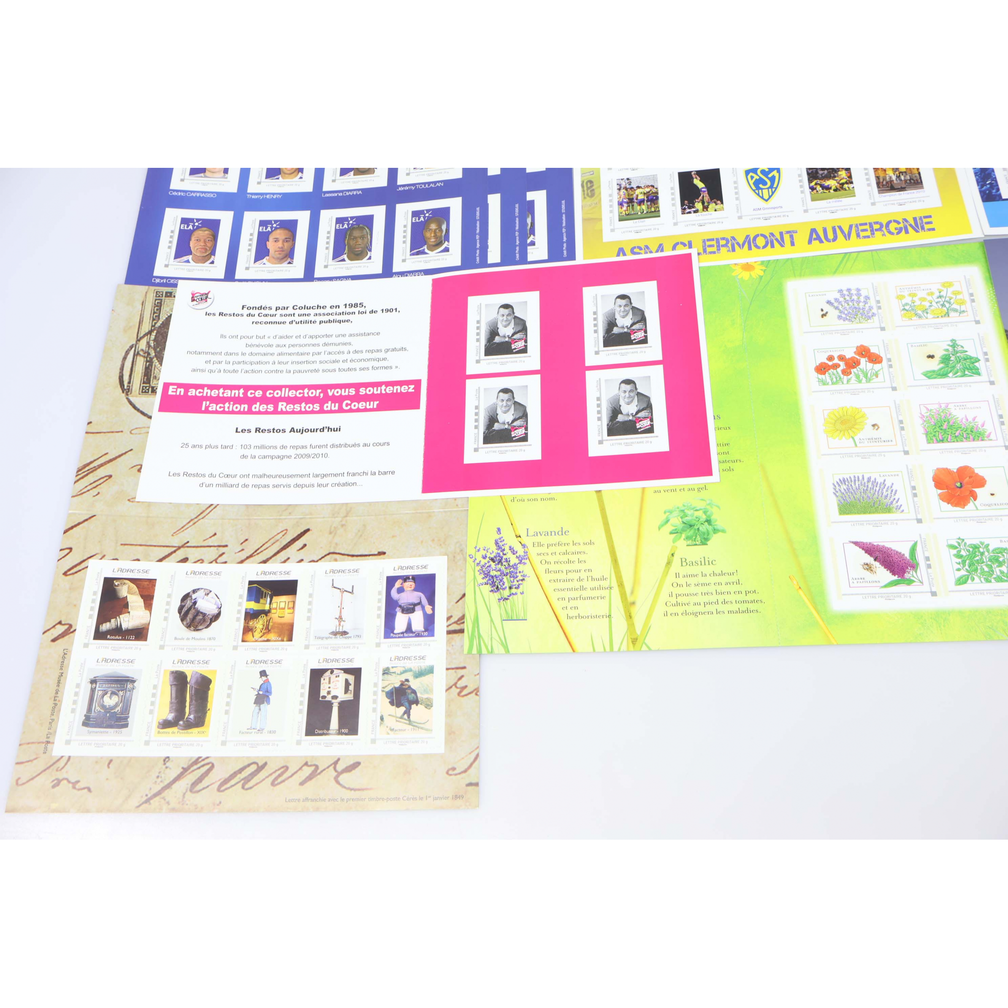 LOT DE 168 TIMBRES LETTRES 20G FRANCE AUTOADHÉSIFS SOUS FORME DE COLLECTORS