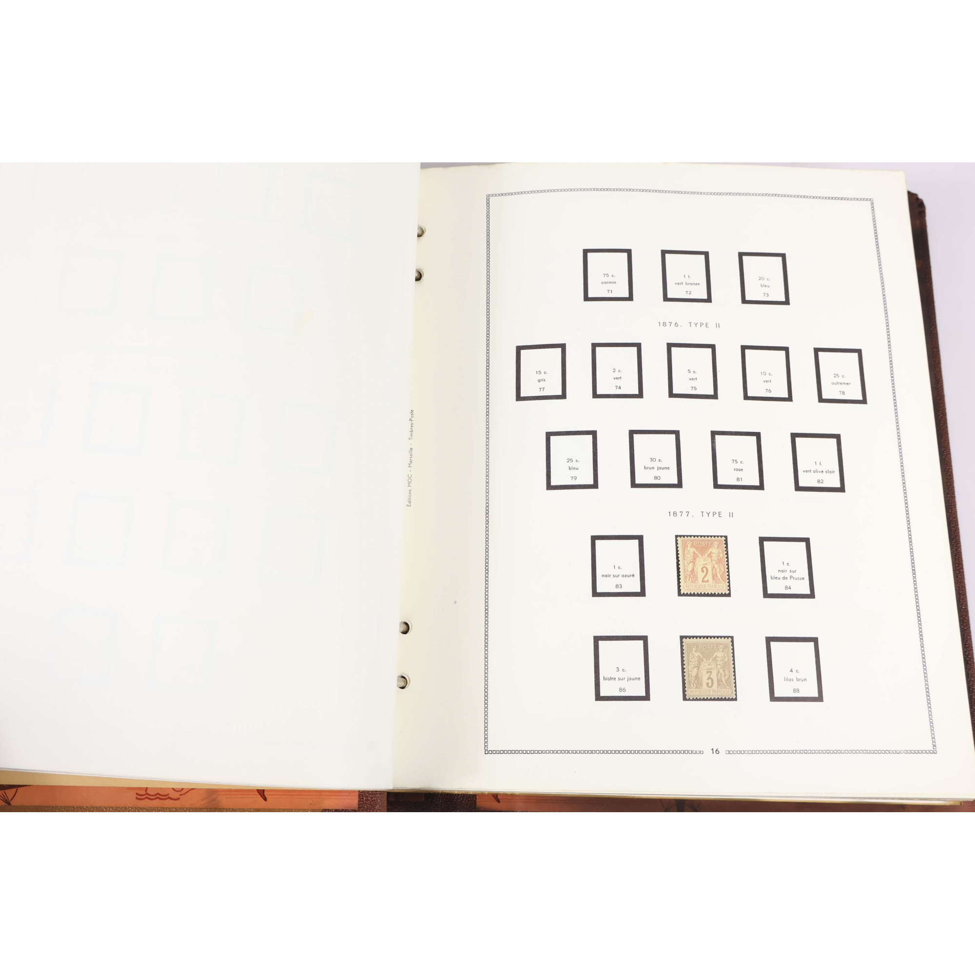 COLLECTION AVANCEE DE FRANCE NEUFS* DE 1877 A 1967, COTE 7400€, RARE SUR LE NET