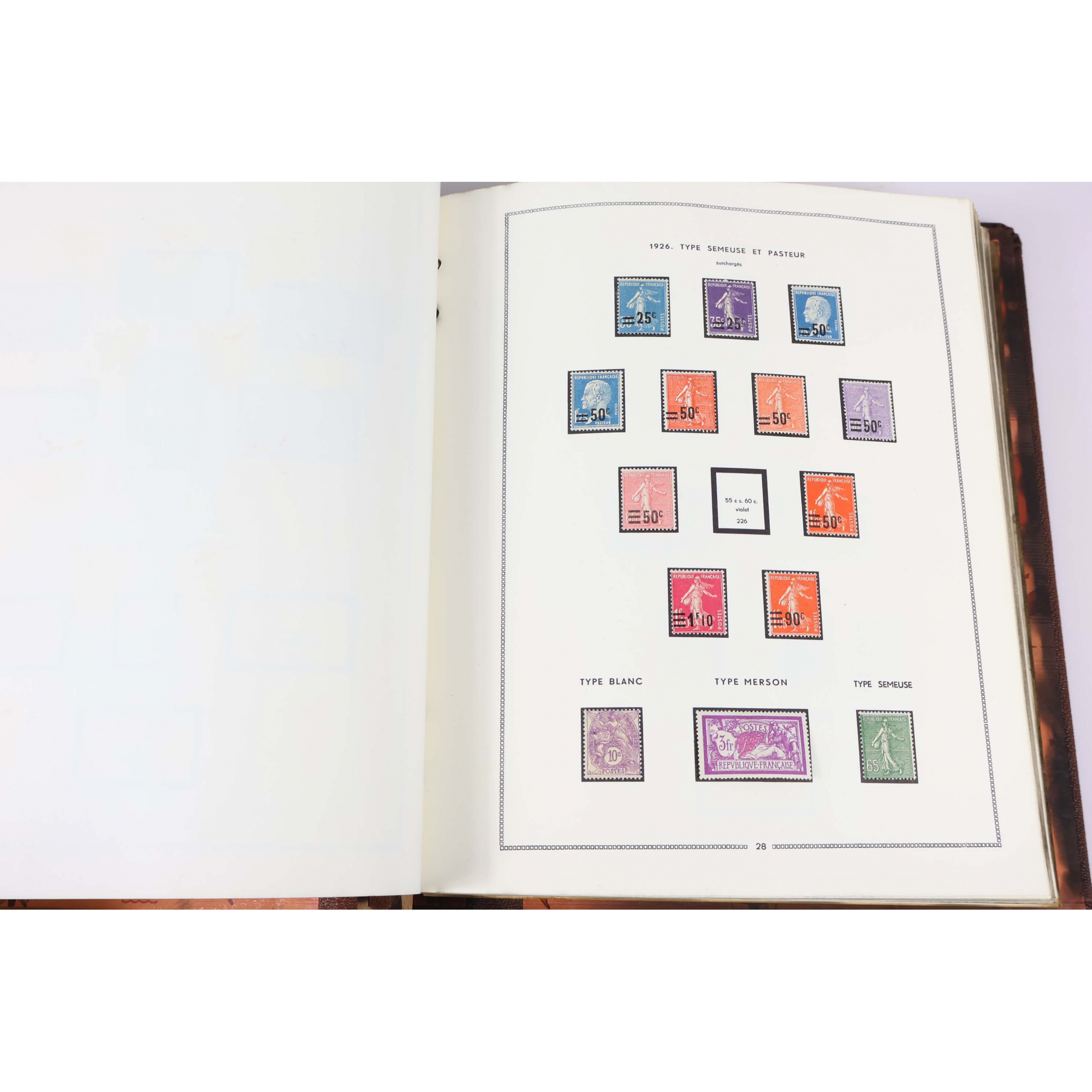 COLLECTION AVANCEE DE FRANCE NEUFS* DE 1877 A 1967, COTE 7400€, RARE SUR LE NET