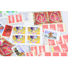 LOT DE 100 TIMBRES A VALIDITÉ PERMANENTE FRANCE LETTRES 20G, AUTOADHÉSIFS