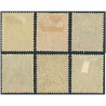 SAINT PIERRE ET MIQUELON N°72 À 77 SÉRIE COMPLÈTE TIMBRES COLONIES FR COTE 250€