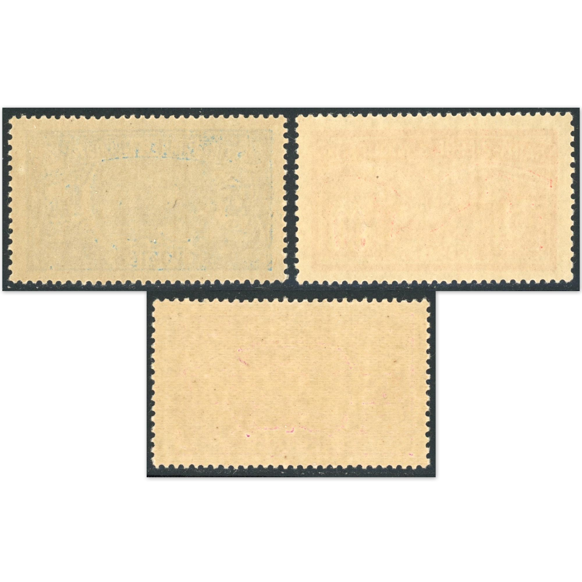 SAINT PIERRE ET MIQUELON N°129 À 131 SÉRIE COMPLÈTE TIMBRES NEUFS** COTE 170€