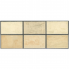 SAINT PIERRE ET MIQUELON POSTE AÉRIENNE N°18 À 23 TIMBRES NEUFS**/* COTE 205€