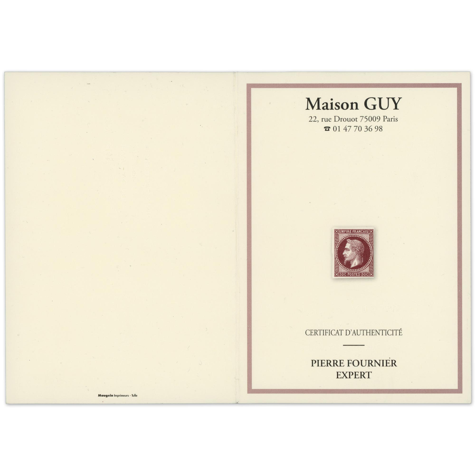 SPM TIMBRE POUR COLIS POSTAUX N°5 NEUF* COTE 1500€ SIGNÉ CALVES AVEC CERTIFICAT