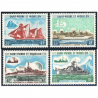 SPM N°410 À 413 SÉRIE COMPLÈTE DE TIMBRES NEUFS* COTE 235€ BATEAUX ANNÉE 1971