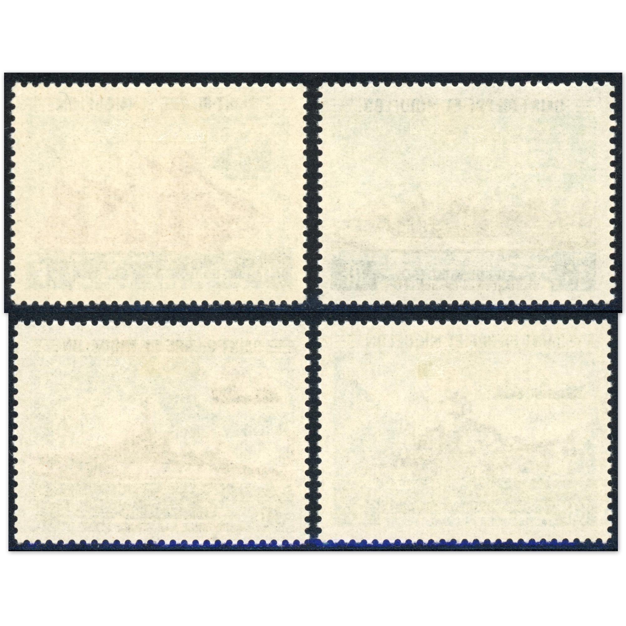 SPM N°410 À 413 SÉRIE COMPLÈTE DE TIMBRES NEUFS* COTE 235€ BATEAUX ANNÉE 1971