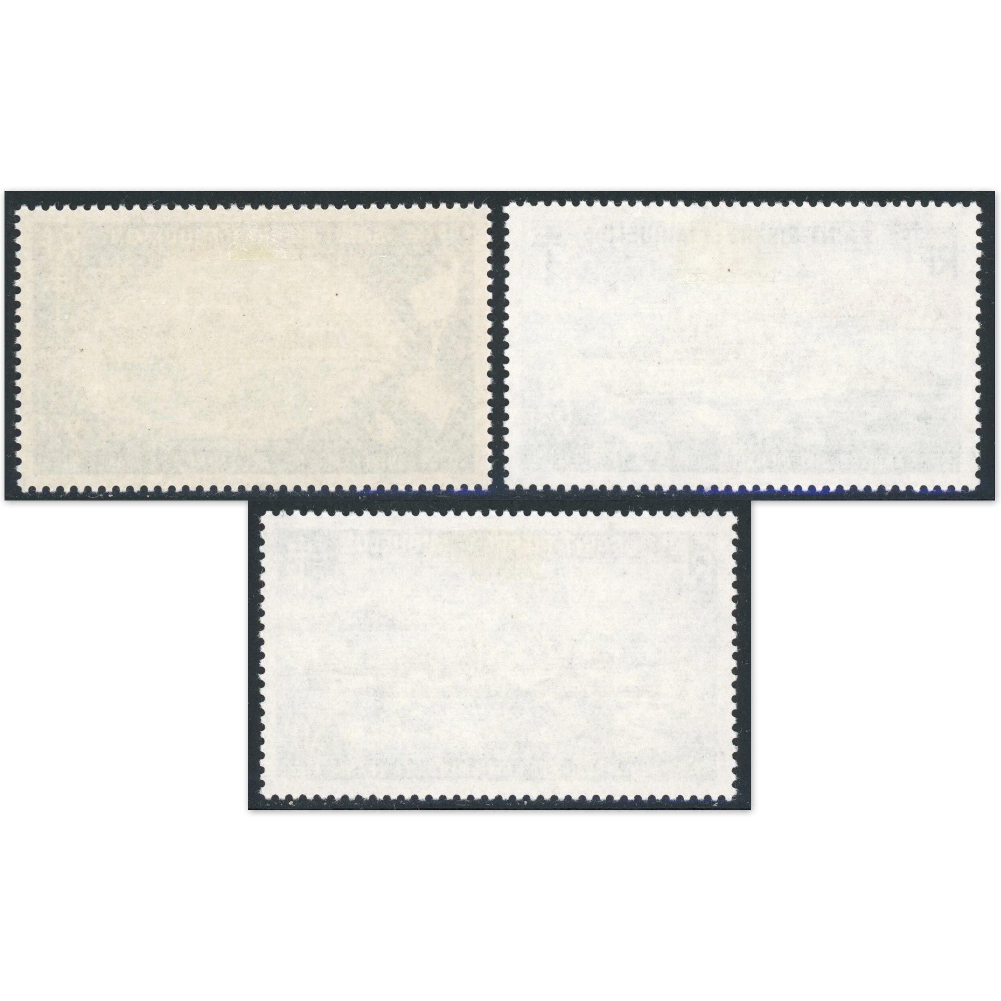 SPM N°414 À 416 SÉRIE COMPLÈTE DE TIMBRES NEUFS* COTE 132€ VAISSEAUX DE GUERRE