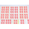 LOT DE 148 AFFRANCHISSEMENTS 20G AUTOADHÉSIFS TYPE MARIANNE TIMBRES NEUFS**