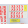 LOT DE CARNETS EN FRANCS AUTOADHÉSIFS TIMBRES NEUFS FACIALE 105 EUROS