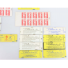 LOT DE CARNETS EN FRANCS AUTOADHÉSIFS TIMBRES NEUFS FACIALE 105 EUROS