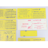 LOT DE CARNETS EN FRANCS AUTOADHÉSIFS TIMBRES NEUFS FACIALE 105 EUROS