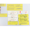 LOT DE CARNETS EN FRANCS AUTOADHÉSIFS TIMBRES NEUFS FACIALE 105 EUROS